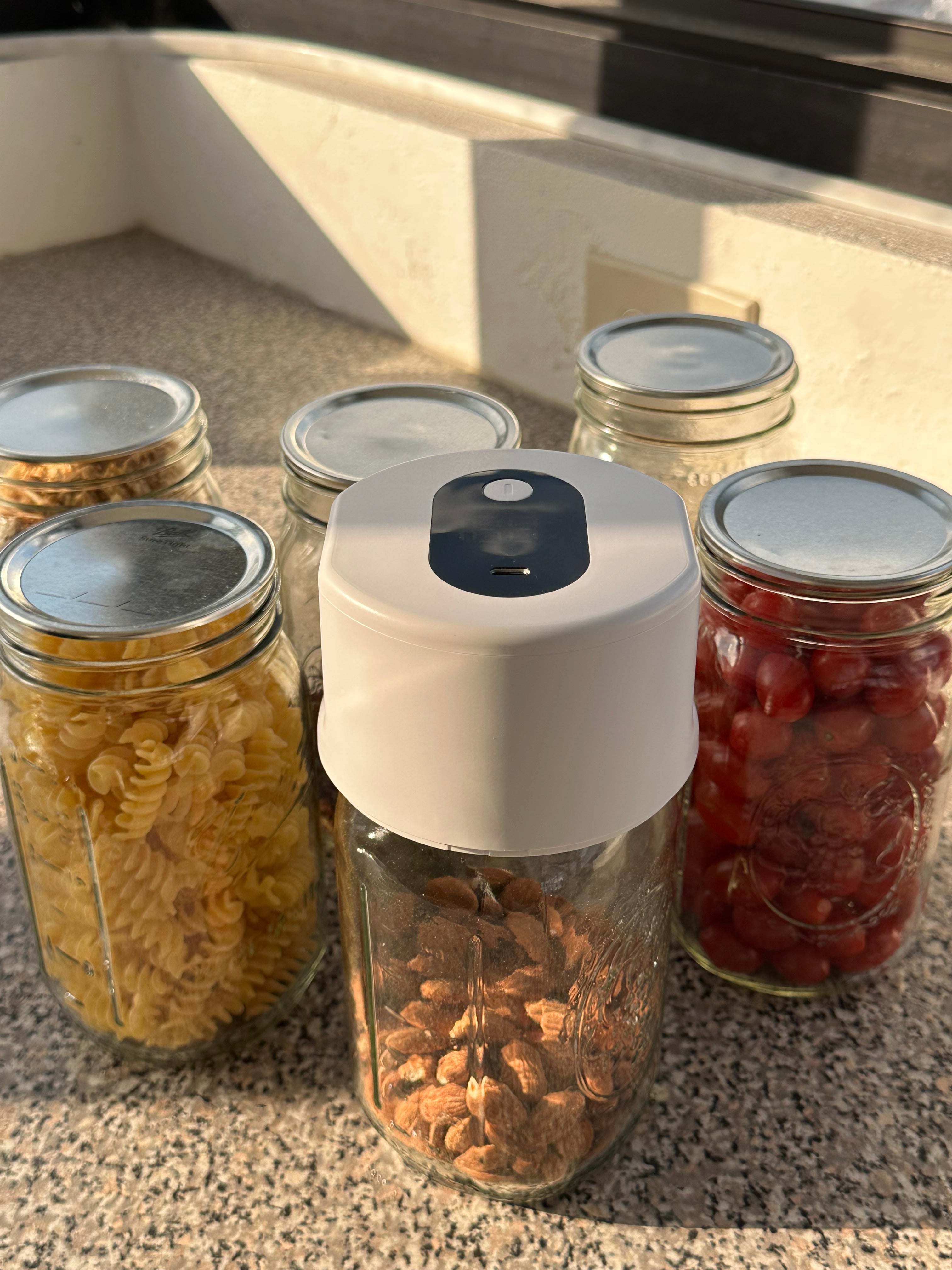 Many jars and the SealFresh PRO